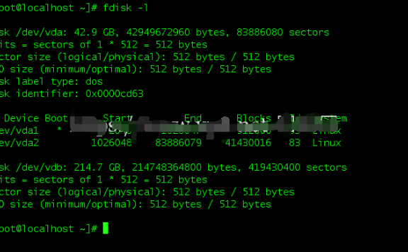 Linux服务器快云vps硬盘挂载教程及宝塔安装